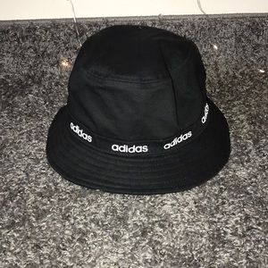 Black and White Adidas Bucket Hat